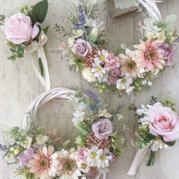 (7/$25) 2 small wicker wreaths BNIP - Picture 6 of 6